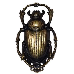 Egyptian Revival Inspired Scarab Statement Ring